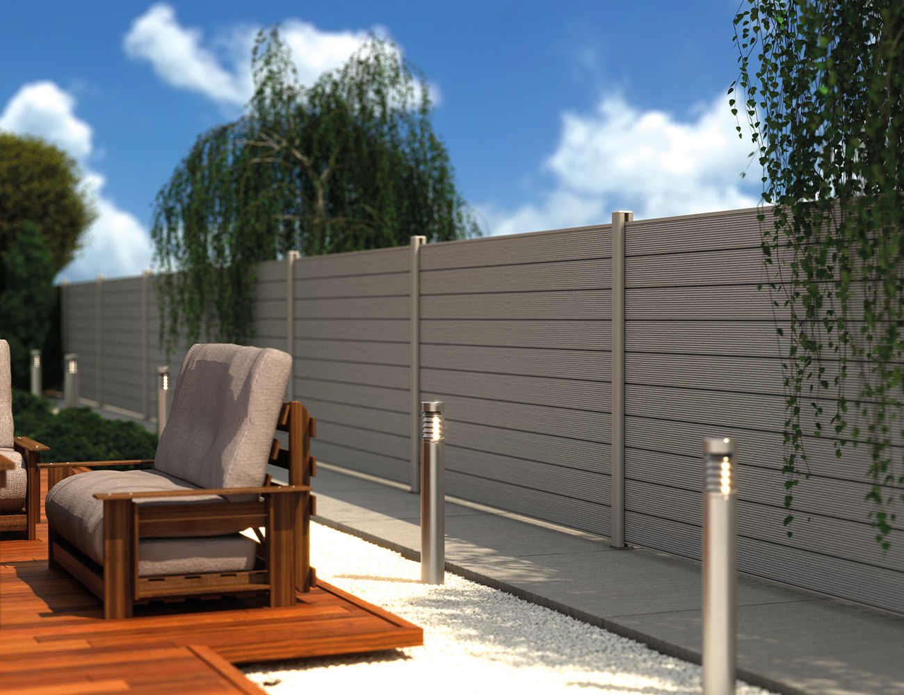 Charcoal Composite Decking