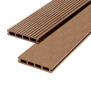 Brown 23mm Double Sided Estandar Decking Board (146mm x 3,600mm)