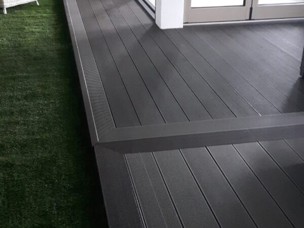 Charcoal 23mm Double Sided Estandar Decking Board (146mm x 3,600mm) - Image 2