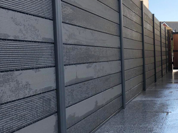 Composite Fencing Top Bottom Fence Trims & Accessories Grey - Image 3