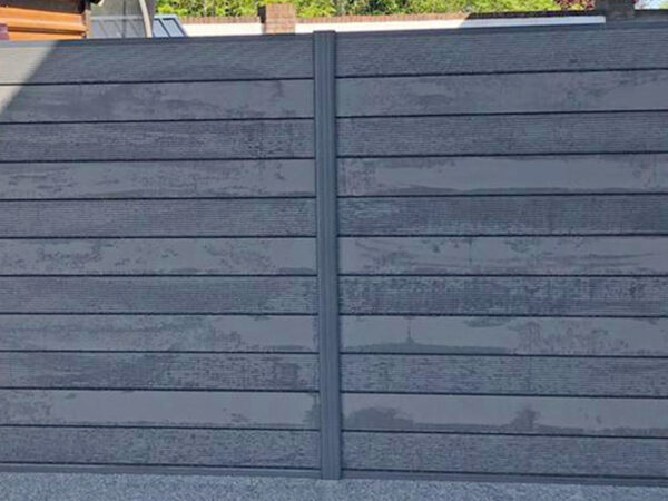 Composite Fencing Aluminum Fence Post Trims,Cap Grey 1860mm - Image 2