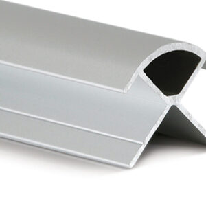 Aluminium External Corner (for 10mm panels) Satin 2.4m