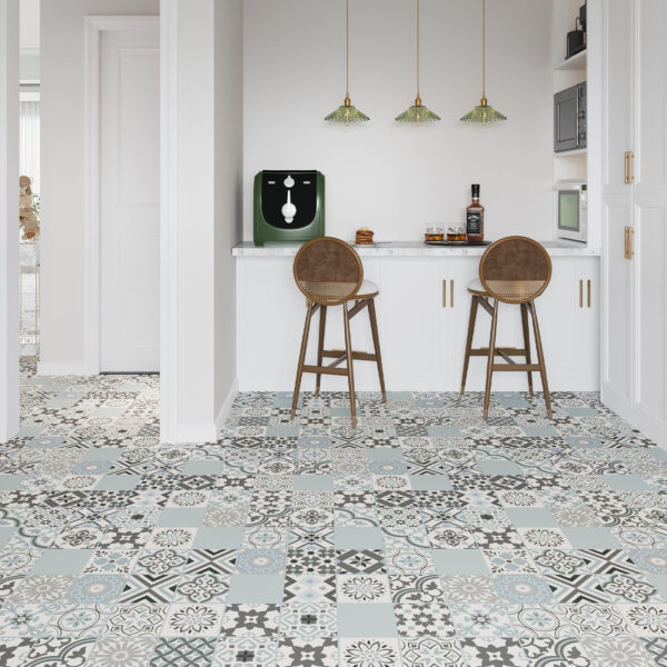 Corfu Mosaic Tiles SPC Flooring 1.49m2 per pack