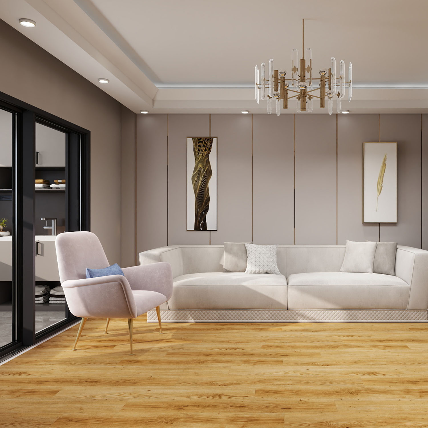 crosssection spread Various wall panelling options for home interiors