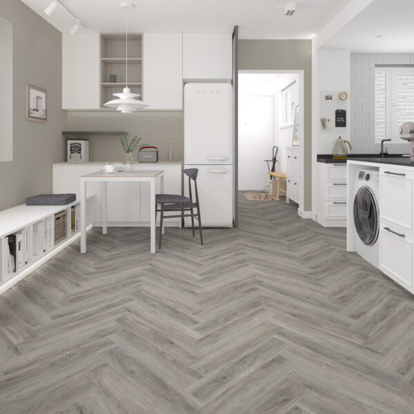 Concord Ash Herringbone Planks SPC Flooring 1.56m2 per pack