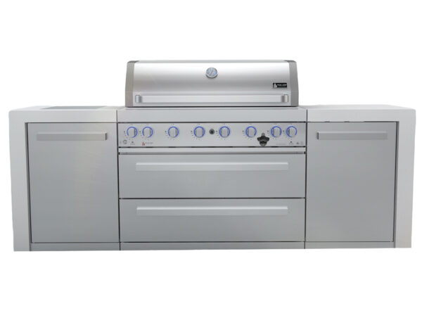 S/S 6 Burner With Side Burner