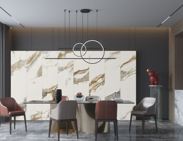 Sample- Bronze Carrara 600 SPC Wall Panel