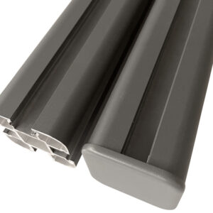 Composite Fencing Aluminum Fence Post Trims,Cap Grey 1860mm