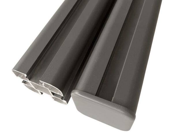 Composite Fencing Top Bottom Fence Trims & Accessories Grey - Image 6
