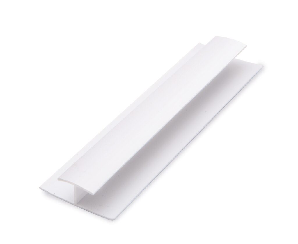 H Trim | White 10mm x 2.7m | AllPanels UK