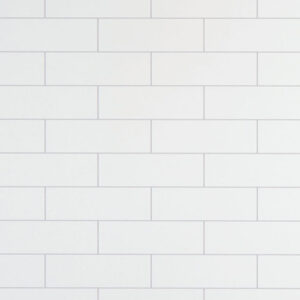 Grout Line White London Tile - - Neptune 1000 - PVC Wall Panel - 1m - (Single Pack)