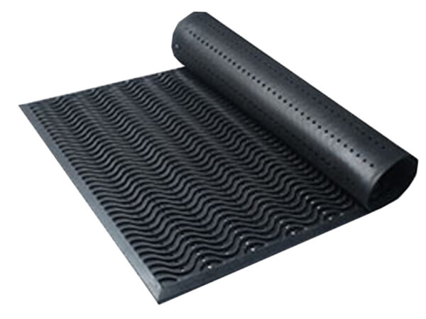1.2cm Rubber Wave Mat (90cm x 1.5m)