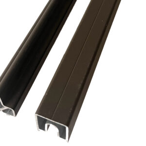 Composite Fencing Top Bottom Fence Trims & Accessories Brown
