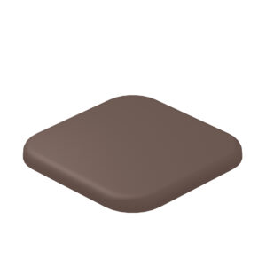 Composite Fencing Aluminum Fence Post Cap Brown
