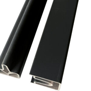 Composite Fencing Top Bottom Fence Trims & Accessories Charcoal
