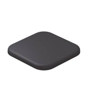 Composite Fencing Aluminum Fence Post Cap Charcoal