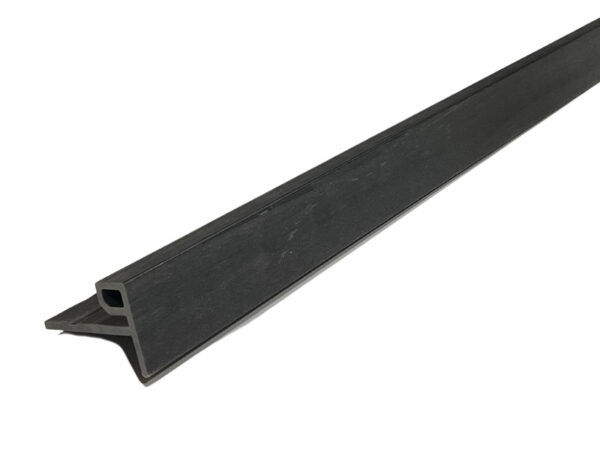 Castellated Cladding Charcoal F Trim