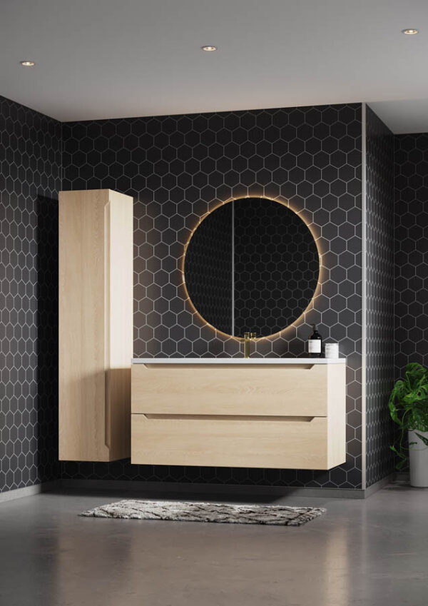 Fibo Black Silk Hexagon Tile - Image 4