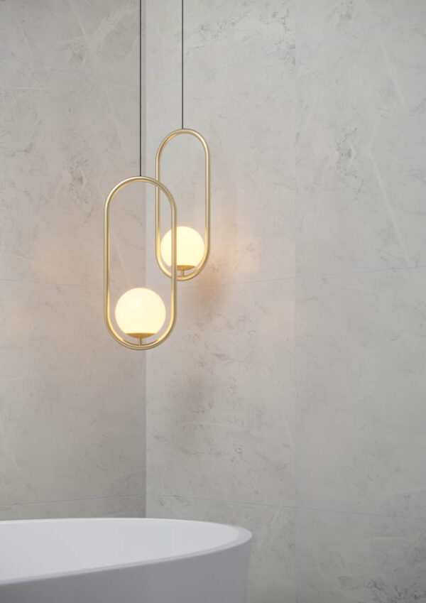Fibo White Marble Tile - Image 12