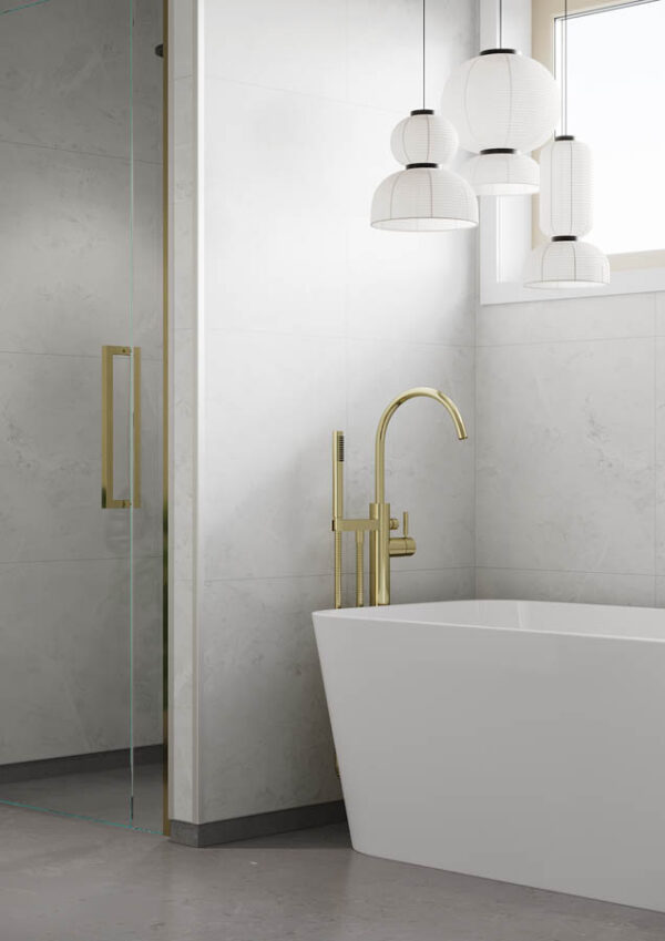 Fibo White Marble Tile - Image 3