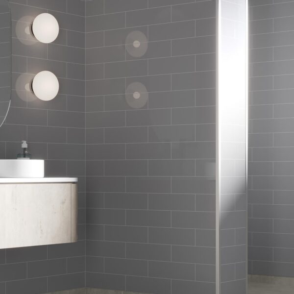 Fibo Medium Grey Brick Tile - Image 5