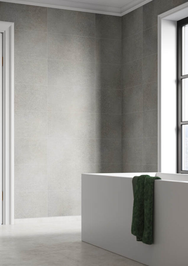 Fibo Grey Concrete Tile - Image 6