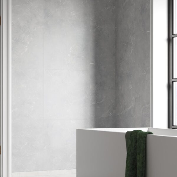Fibo Silver Grey Marble Tile - Image 4