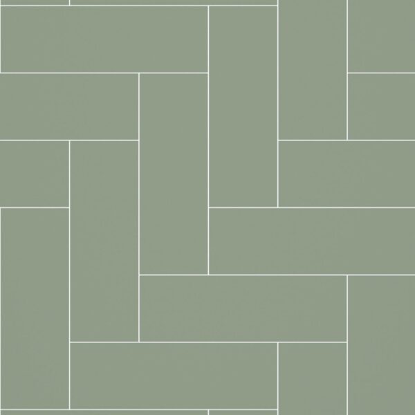 Fibo Olive Green Straight Herringbone Tile - Image 8