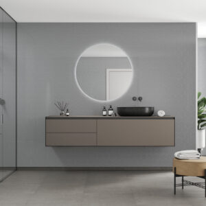 Fibo Medium Grey Hexagon Tile