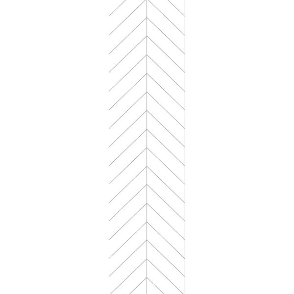 Fibo Denver White Chevron Tile - Image 2