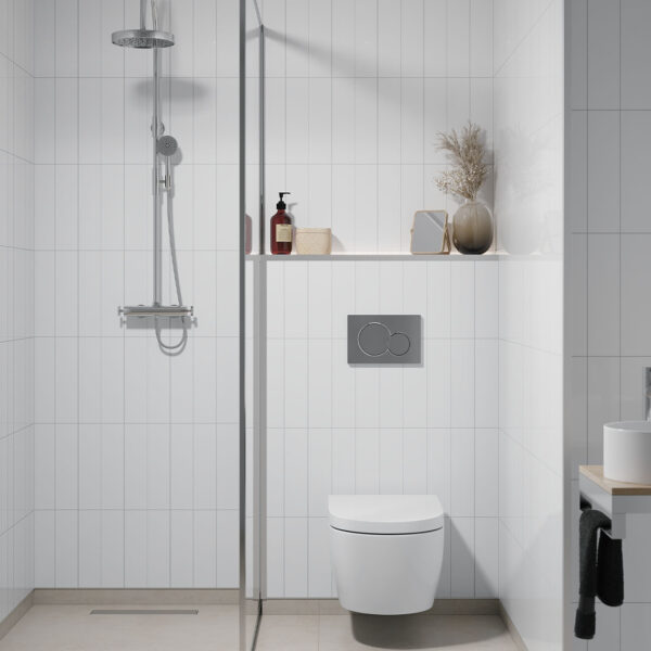 Fibo Denver White Stacked Subway Tile - Image 3