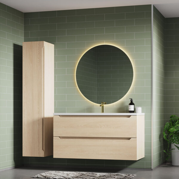 Fibo Olive Green Brick Tile - Image 4