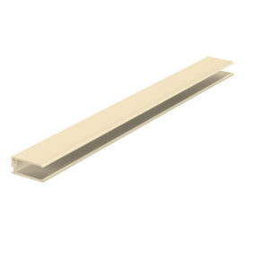 Kerraoak External Cladding 2-Part Top Edge Trim Beige 3m