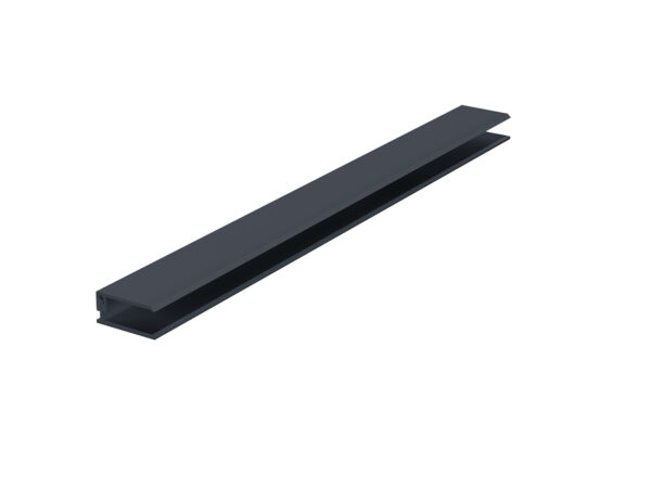 Kerraoak External Cladding 2-Part Top Edge Trim Anthracit 3m